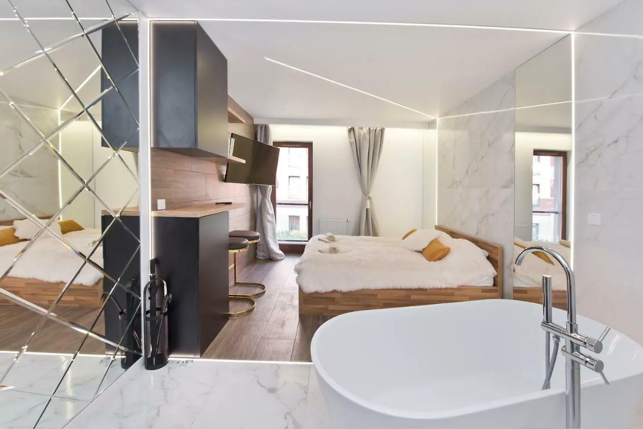 Yourapart Chmielna Park Exclusive Z Wanna Wolnostojaca Lub Jacuzzi Gdaňsk Apartmán